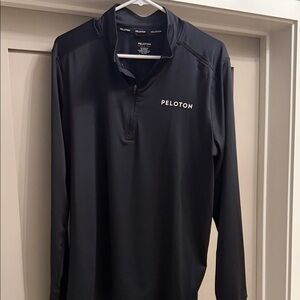 Peloton Black Performance Pullover